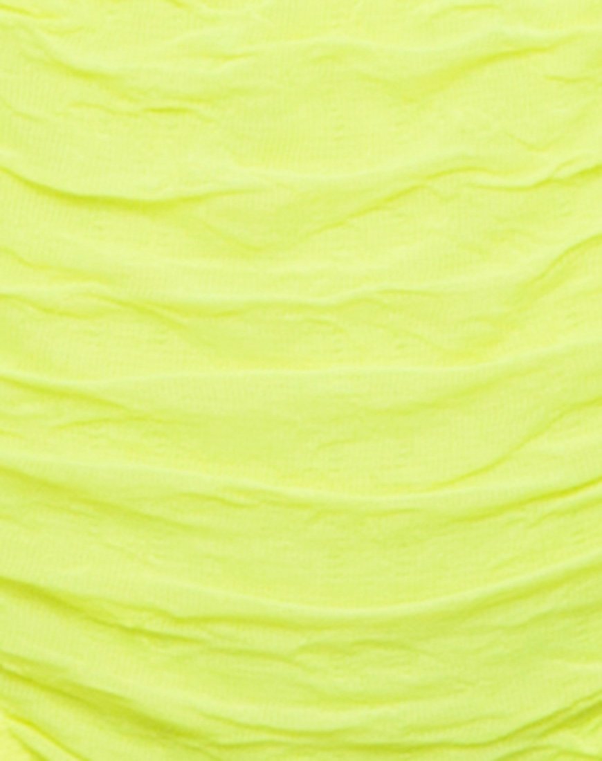Afbeelding van Shani Bikinibroekje in 80s Crinkle Sour Lime