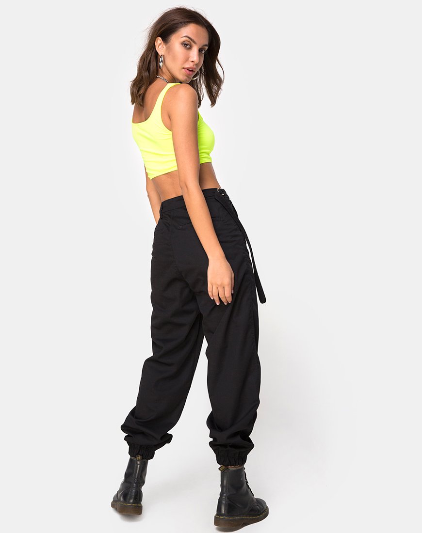 Afbeelding van Shani Crop Top in Neon Geel