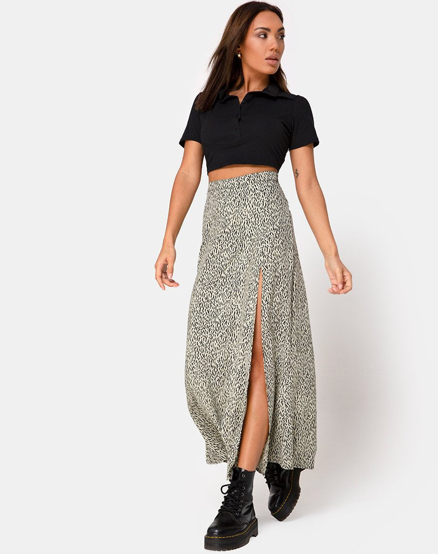 Afbeelding van Shayk Maxi rok in Mini Jaguar