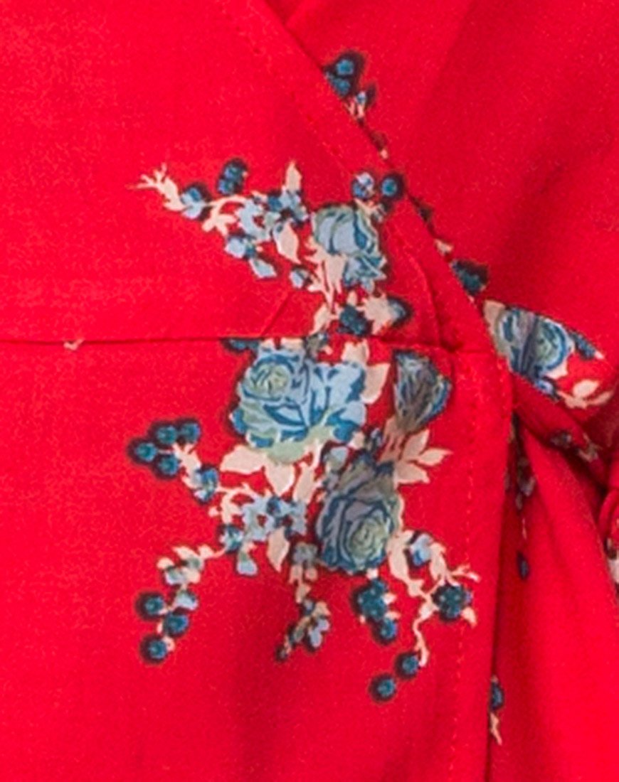 Afbeelding van Slava Jurk in Soi Rose Rood