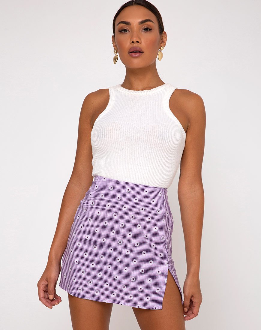 Sheny minirok in Daisy Field Lavender