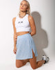 Afbeelding van Sheny minirok in Ditsy Rose Blauw