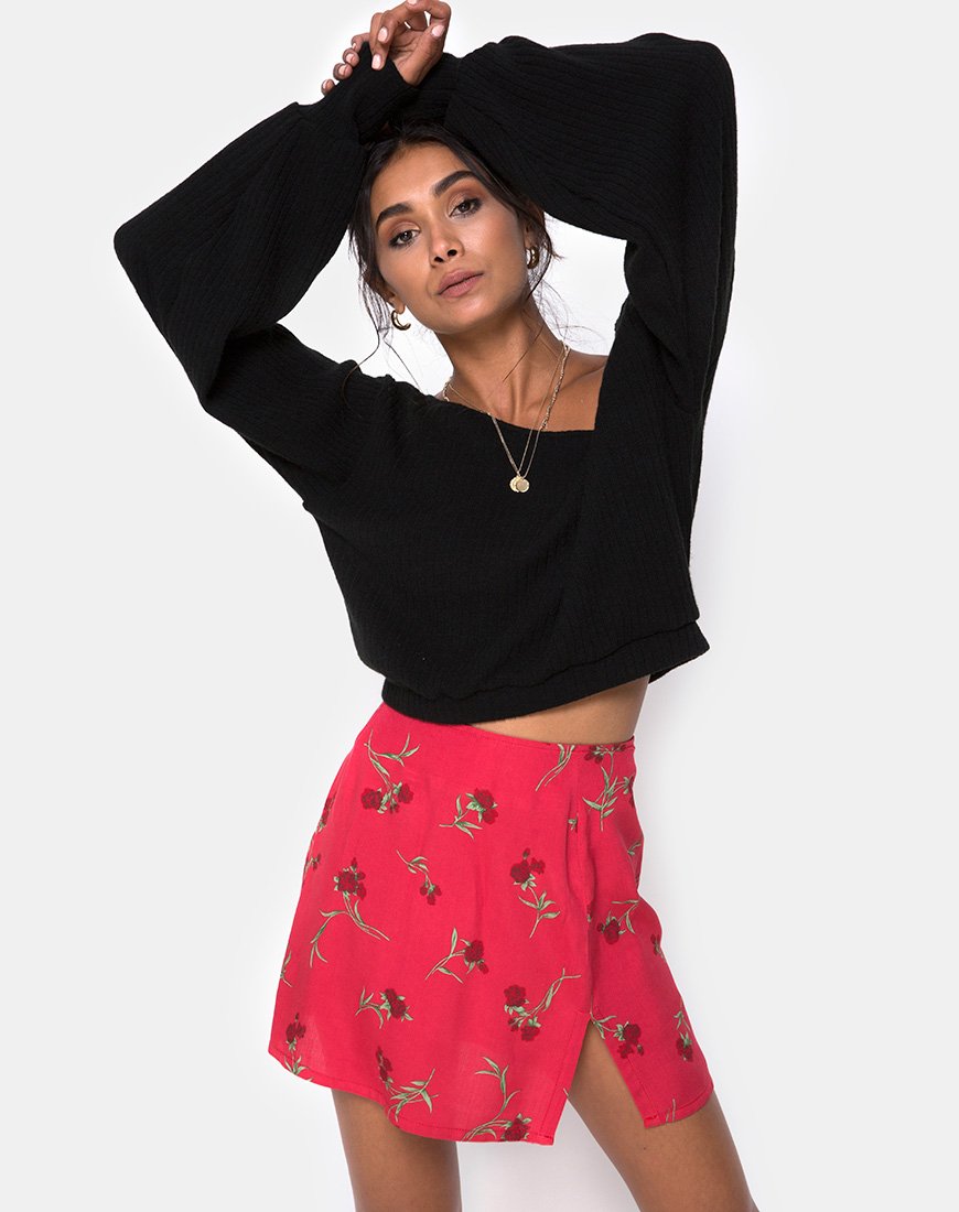 Afbeelding van Sheny Mini Rok in Rouge Rose Roze