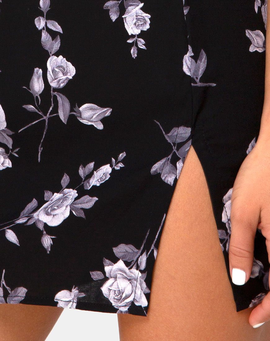 Afbeelding van Sheny minirok in wit-roze-zwart
