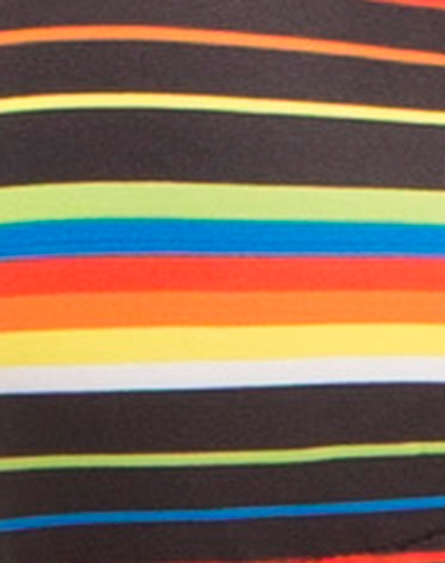Afbeelding van Sherbet Stropdas Bikinibroekje in Regenboog