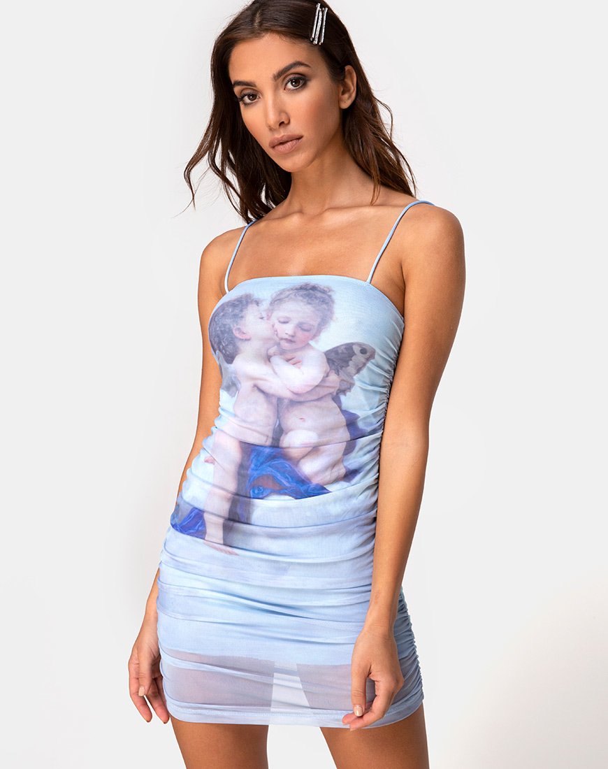 Afbeelding van Serasi jurk in Cherubijnzoen blauw