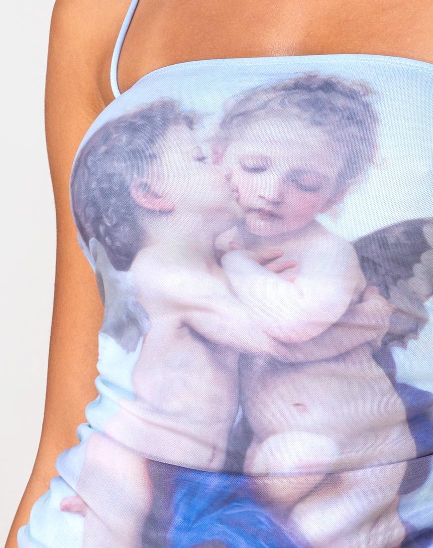 Afbeelding van Serasi jurk in Cherubijnzoen blauw