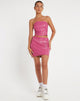 Afbeelding van Ima minirok in PU Hot Pink