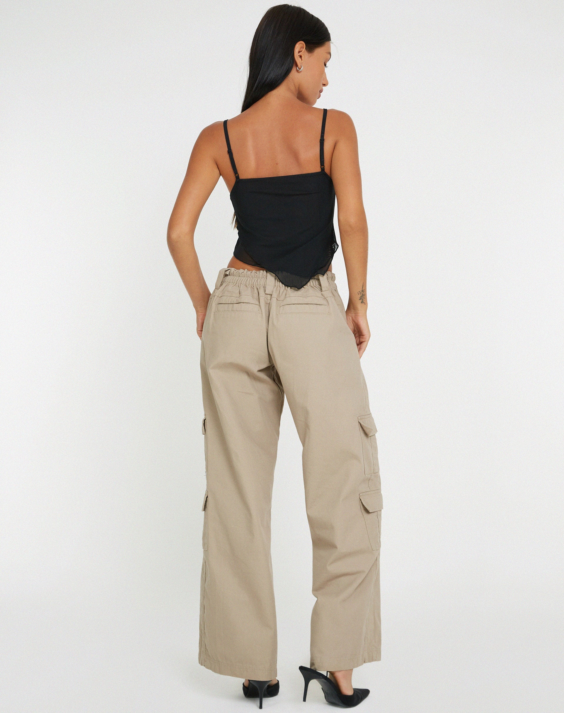 Afbeelding van Shindu Top in Mesh Zwart