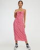 Afbeelding van Shiori Midi Dress in Ditsy Floral PinkShiori Midi Dress in Ditsy Floral Pink
