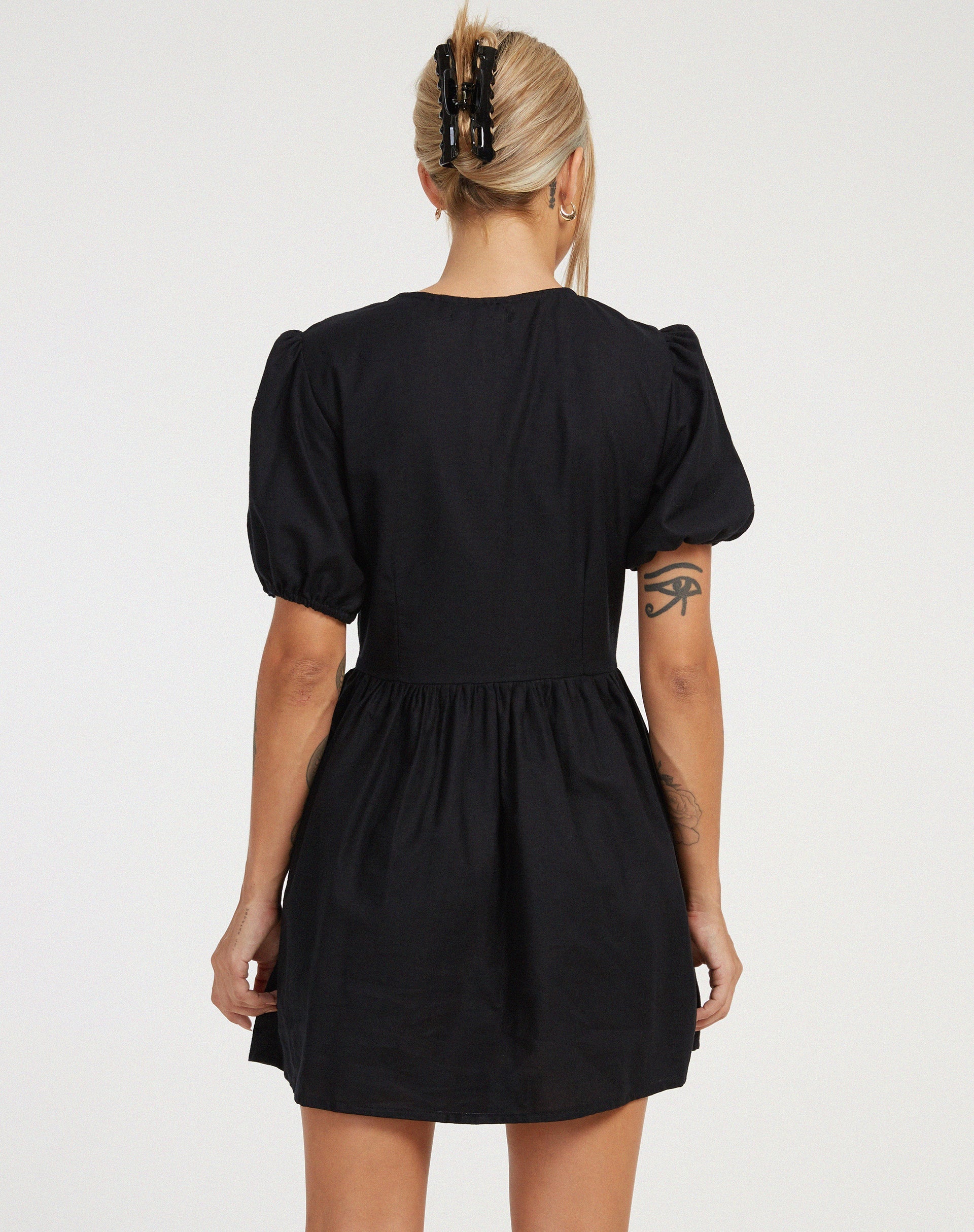 Afbeelding van Shirley Mini Dress in Zwart