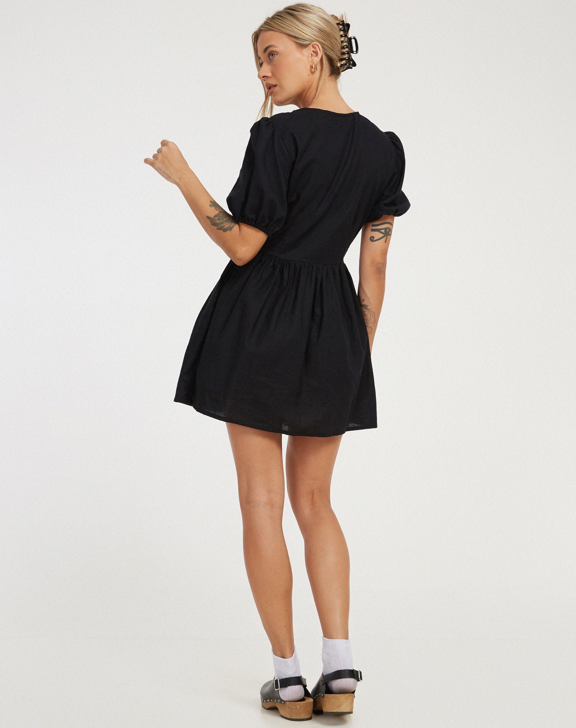 Afbeelding van Shirley Mini Dress in Zwart