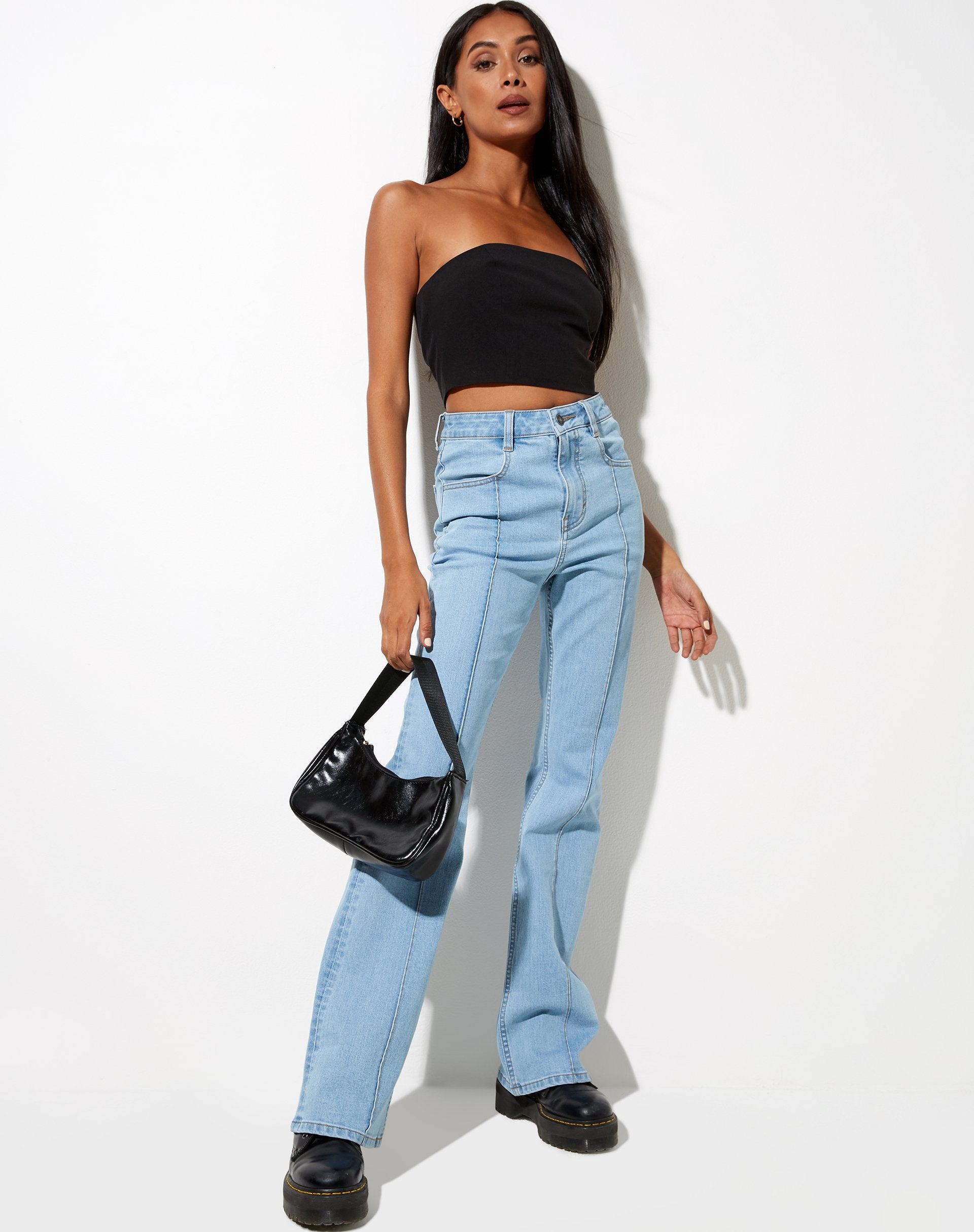 Afbeelding van Shoki Bandeau Top in Zwart