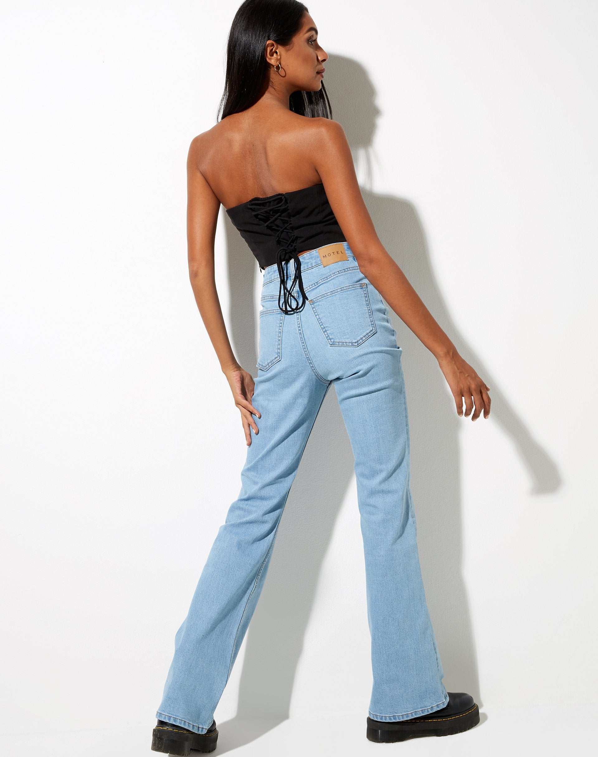 Afbeelding van Shoki Bandeau Top in Zwart