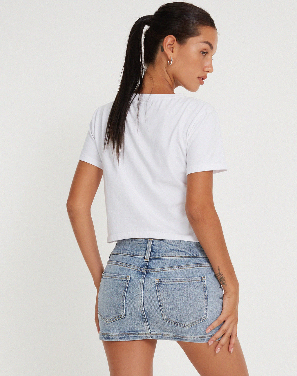 Shrunk T-shirt in White You Give Me The Ick