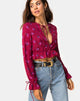Afbeelding van Sibel Top in Magenta Roze