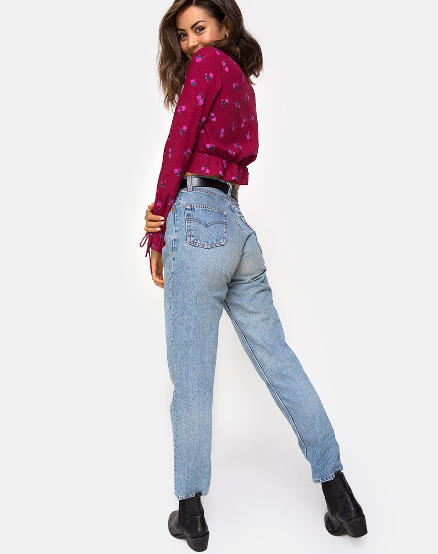 Afbeelding van Sibel Top in Magenta Roze