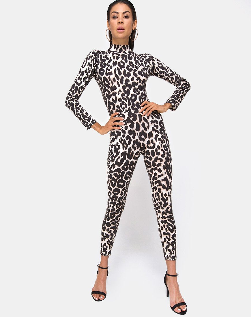 Afbeelding van Sigra Unitard in oversized Jaguar