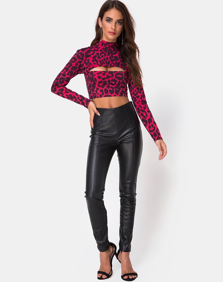 Afbeelding van Sinex Top in Oversized Jaguar Rood