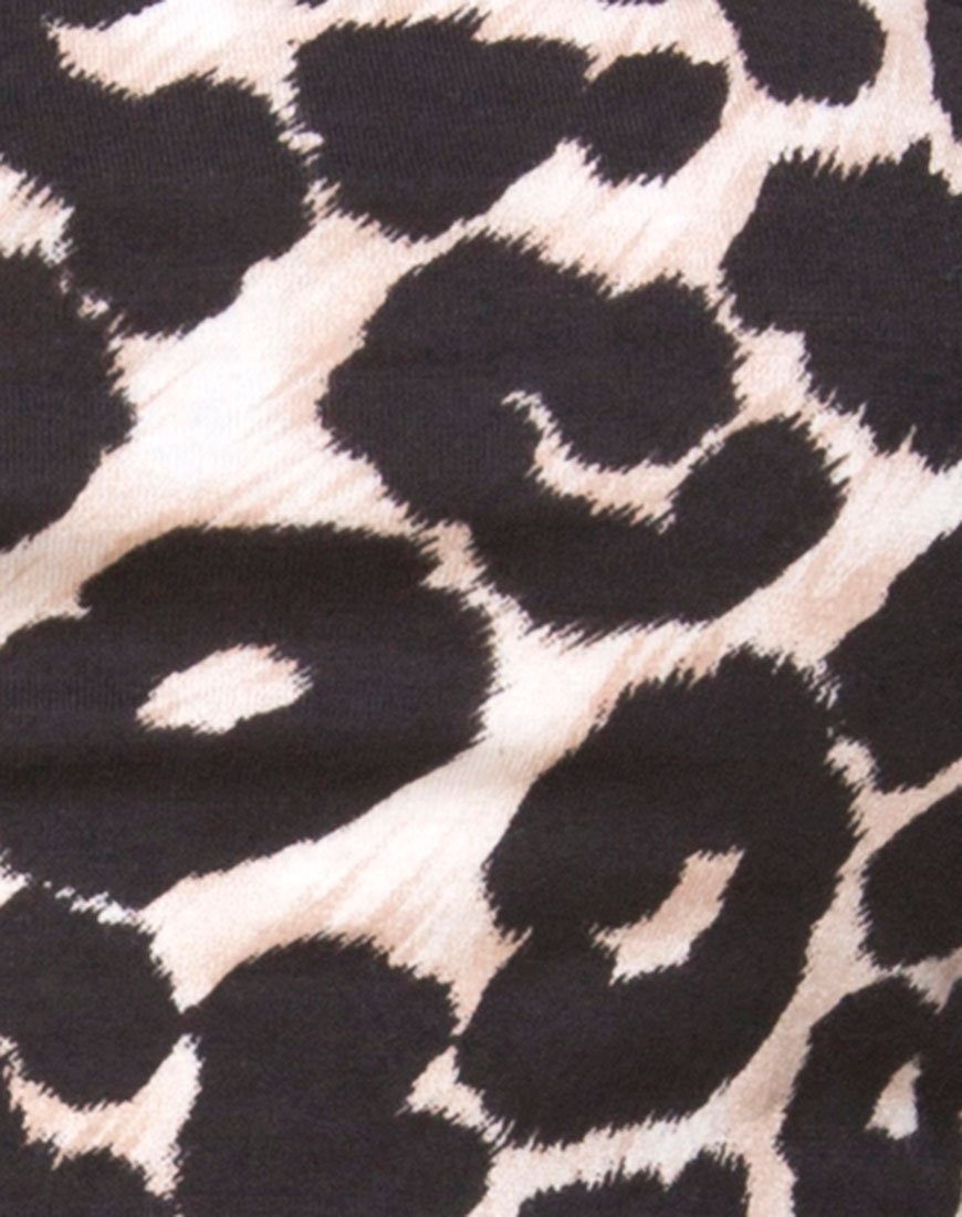 Afbeelding van Sinex Cutout Crop Top in Oversize Jaguar