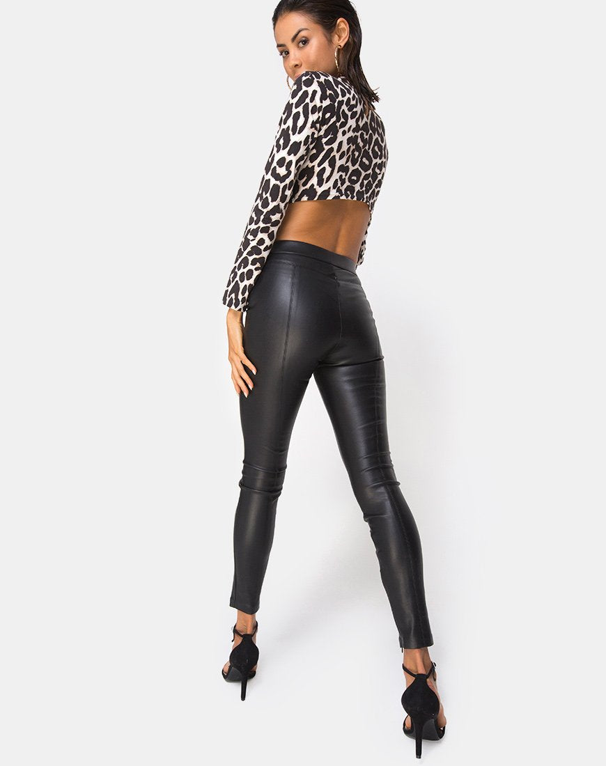 Afbeelding van Sinex Cutout Crop Top in Oversize Jaguar