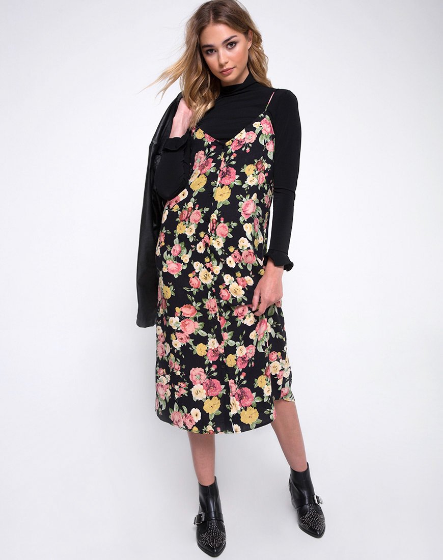 Sini Jurk in Vintage Bloom