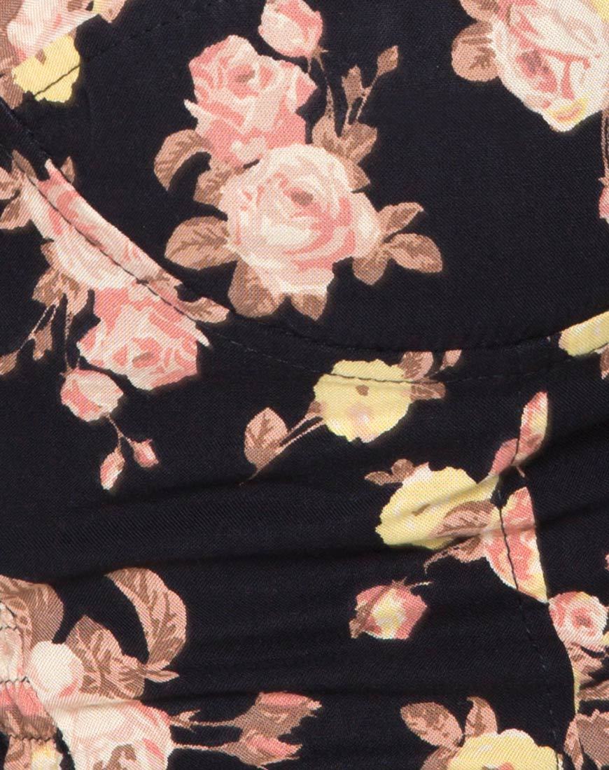 Afbeelding van Siven Crop Top in Antiek Roos Zwart