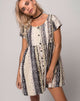 Afbeelding van Skibbie Babydoll Jurk in Grunge Kant