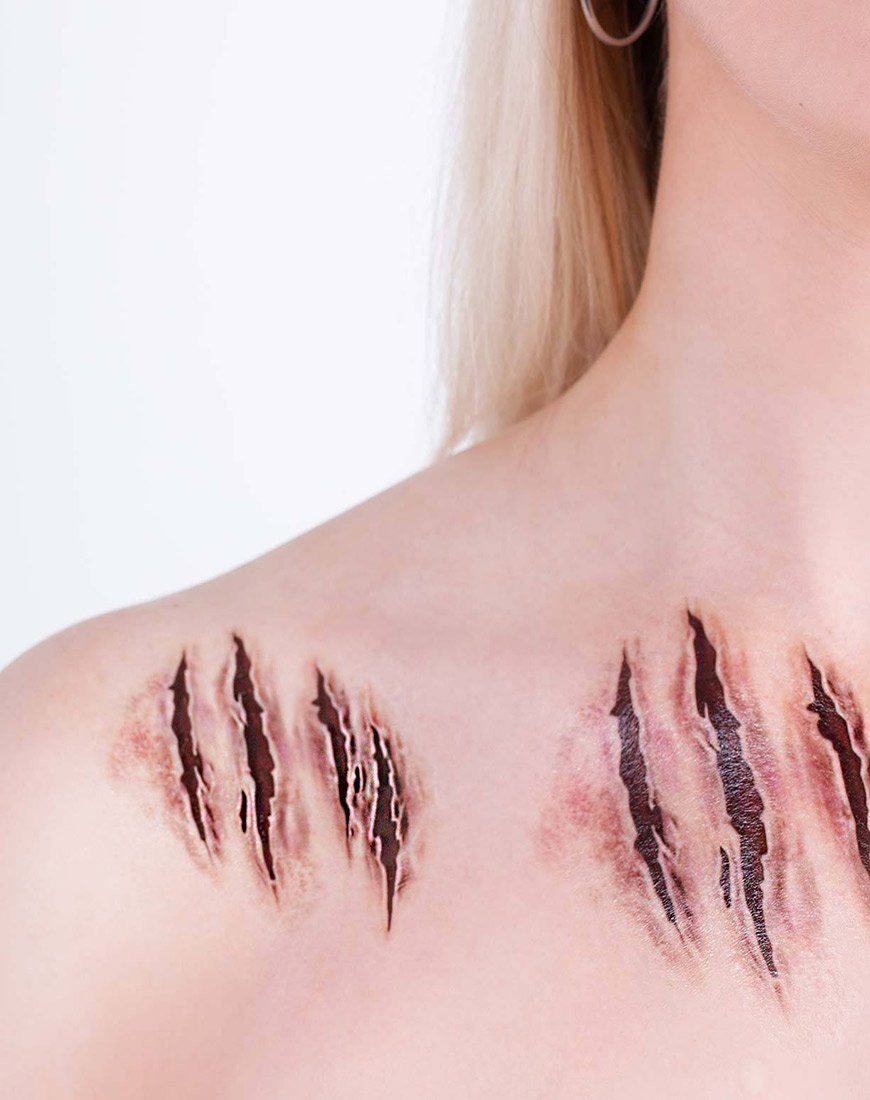 Afbeelding van Skin Rip Transfer Tattoo van Shrine