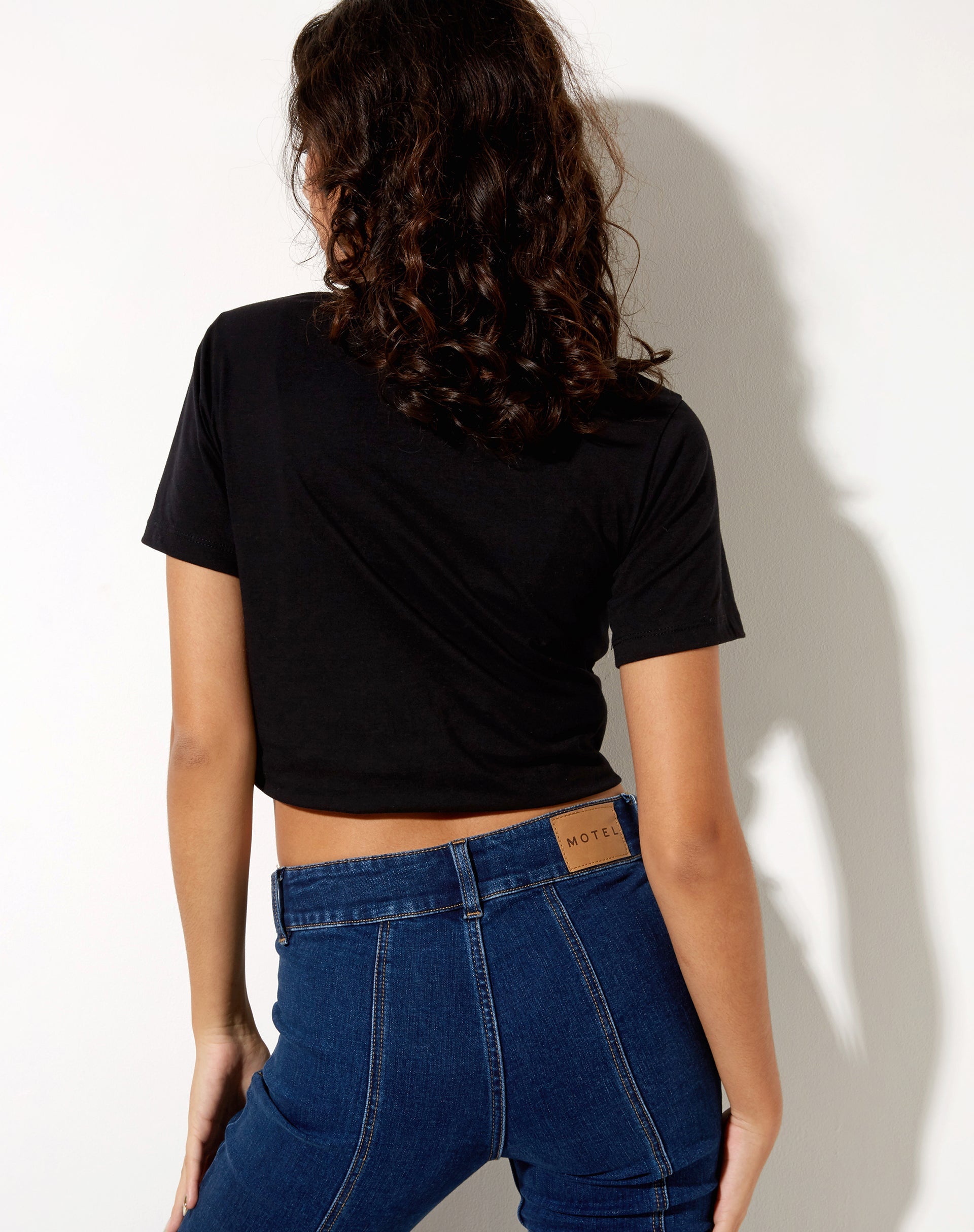 Afbeelding van Shrunk T-shirt in zwart Bad Habits