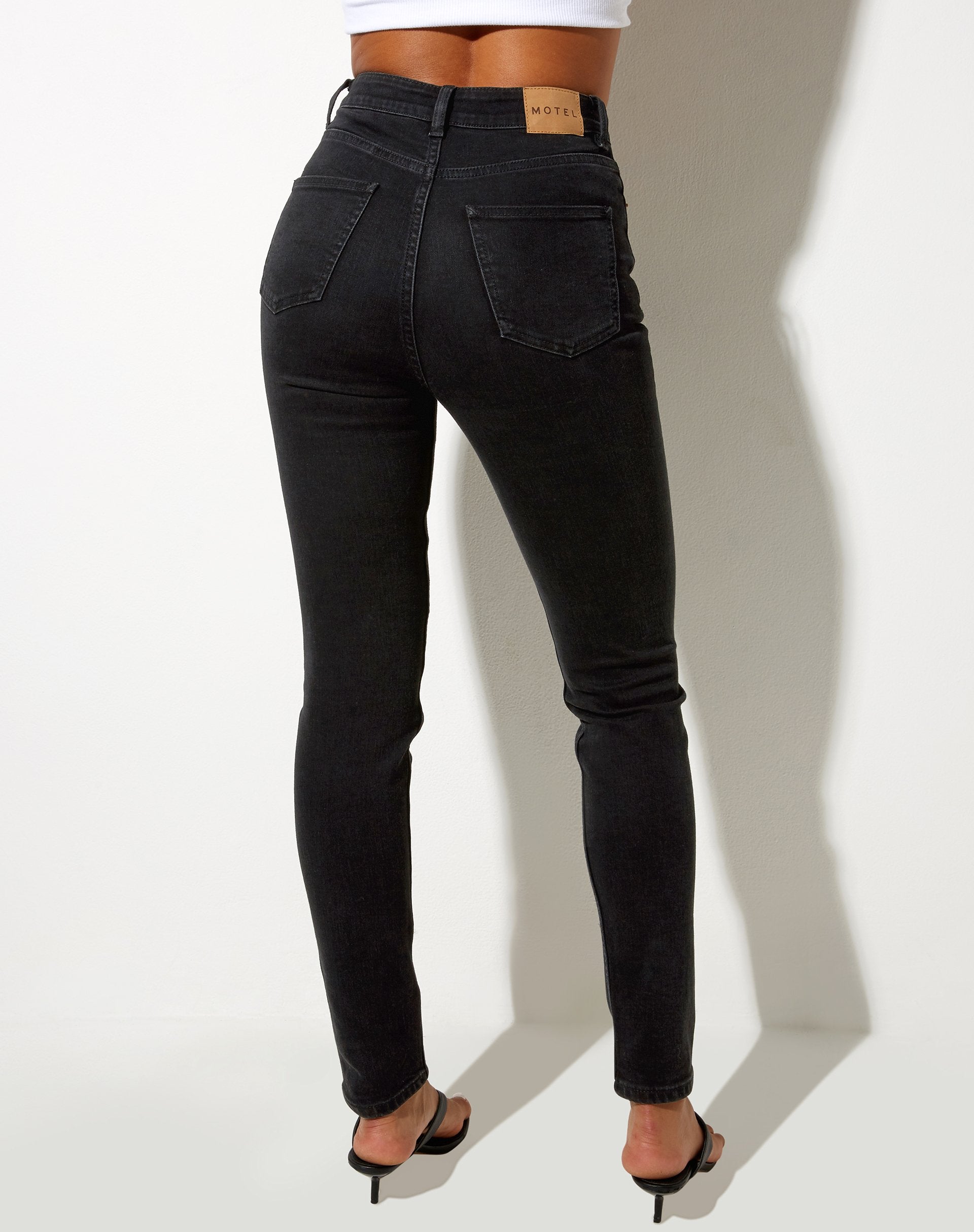 Afbeelding van Slim Jeans in Zwart