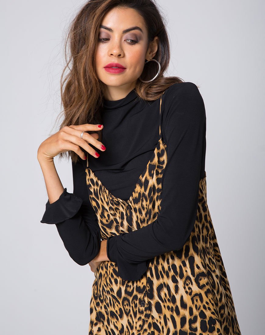 Afbeelding van Sanna Slip Dress in Leopard