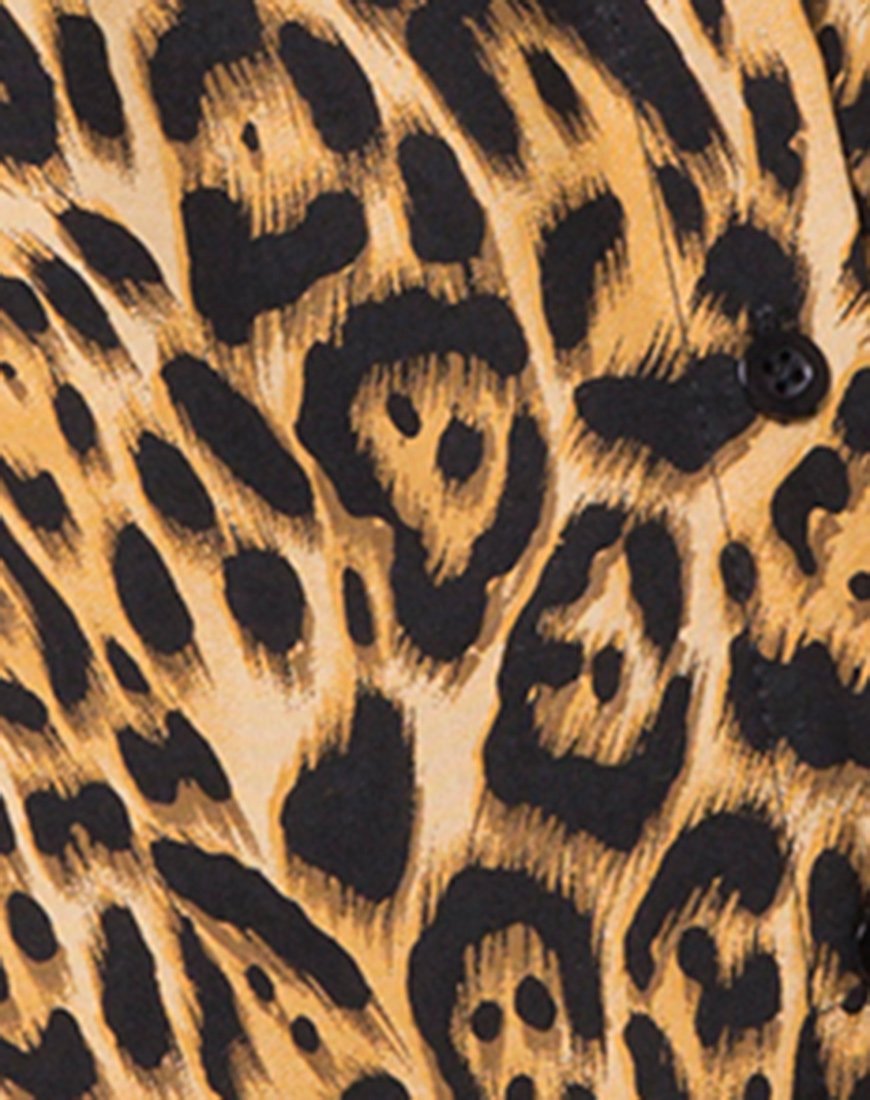 Afbeelding van Sanna Slip Dress in Leopard