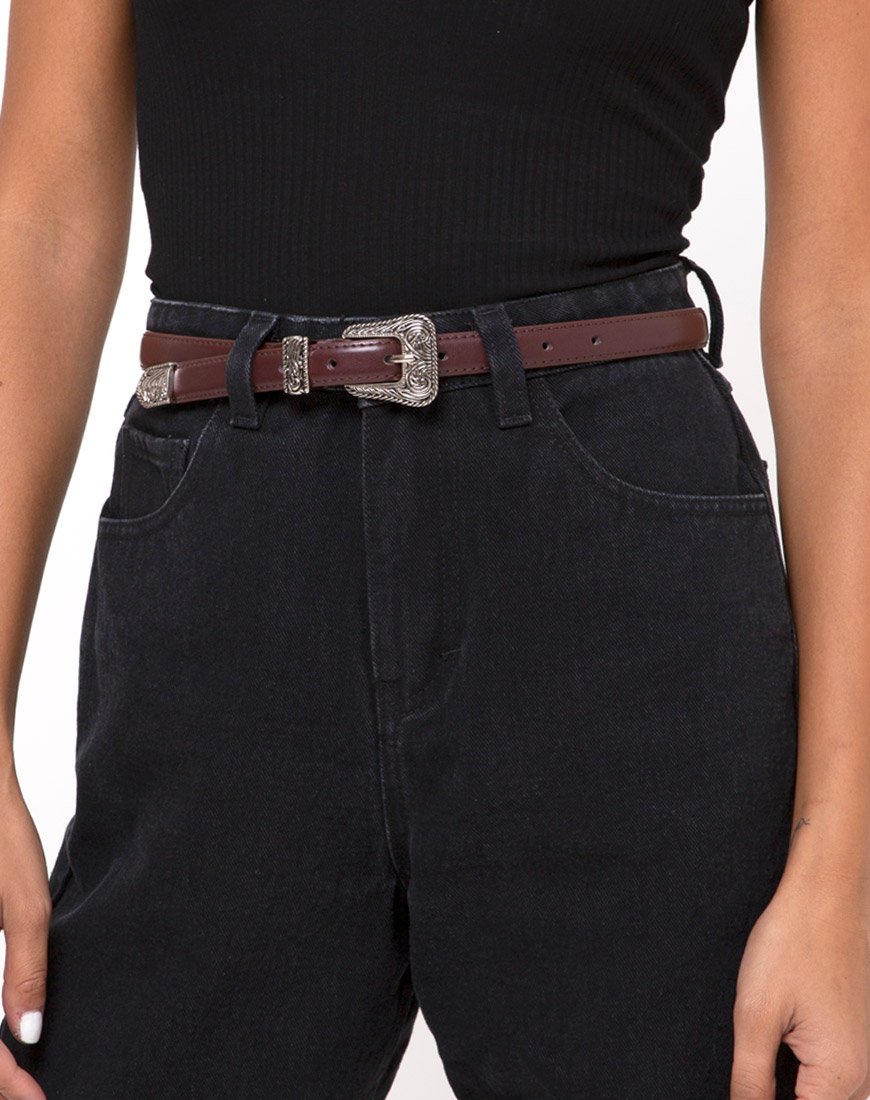 Bruine Vintage Western Riem