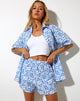 Afbeelding van Lala Short in Love Checker Blue