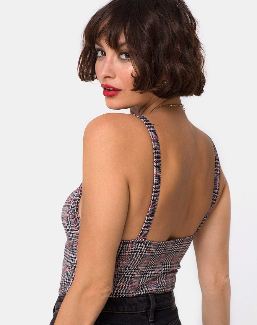 Afbeelding van Soares Bodice in Charles Check Blush