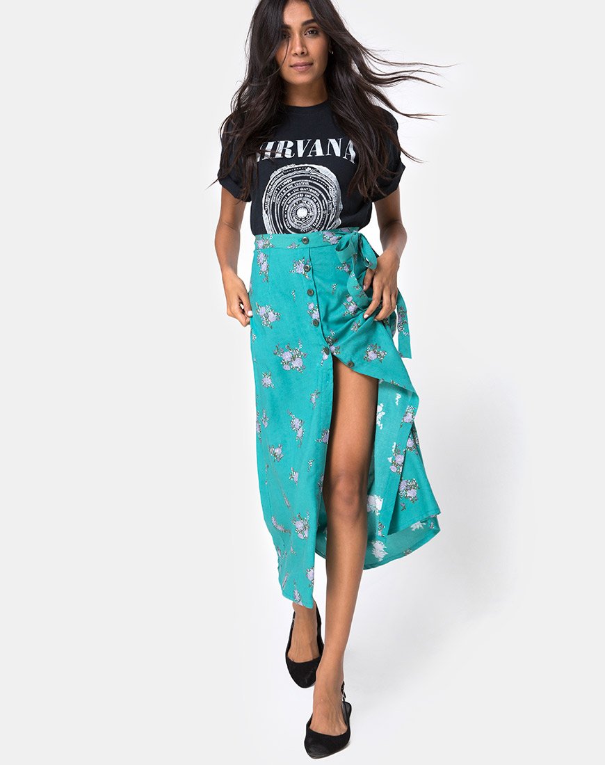 Prema Midi rok in Soi Rose groen