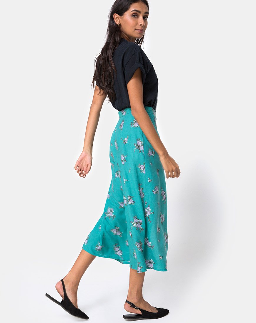 Afbeelding van Prema Midi rok in Soi Rose Groen