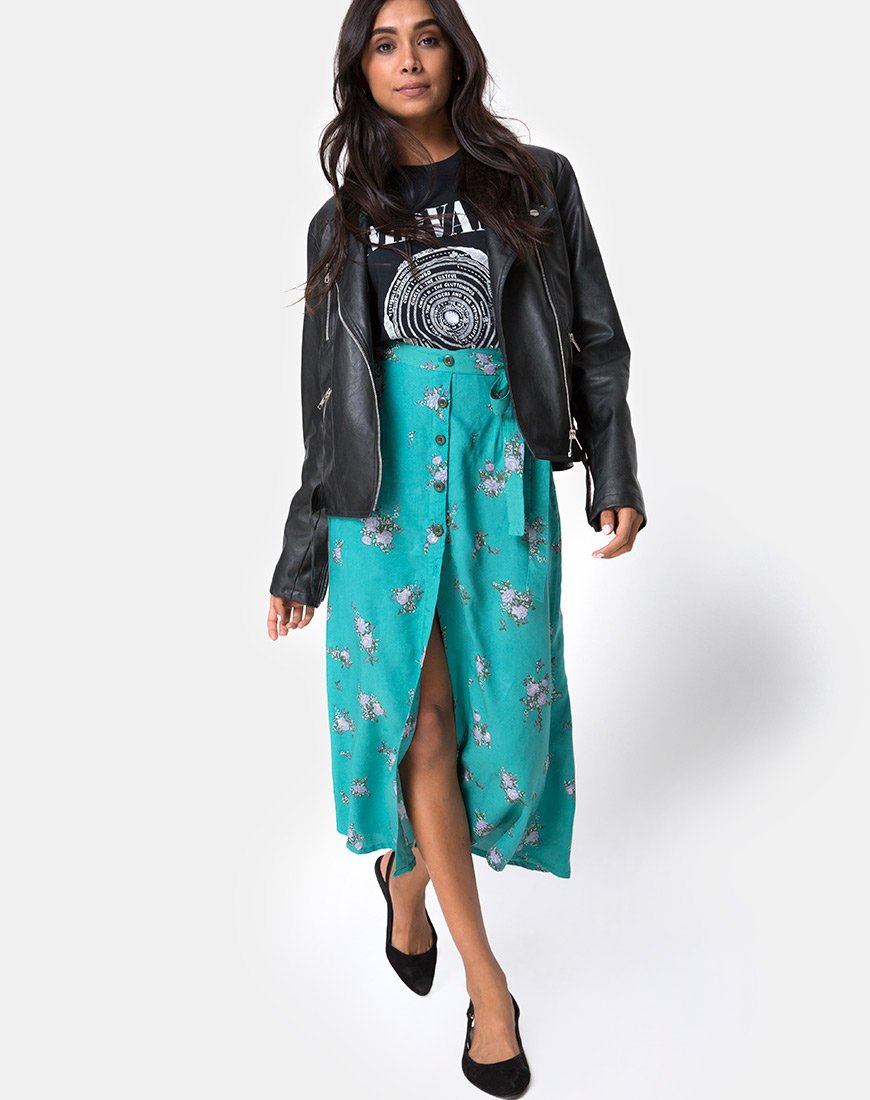 Afbeelding van Prema Midi rok in Soi Rose Groen