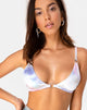 Afbeelding van Soja Bralet met Zilveren Ring in Pastel Tie Dye