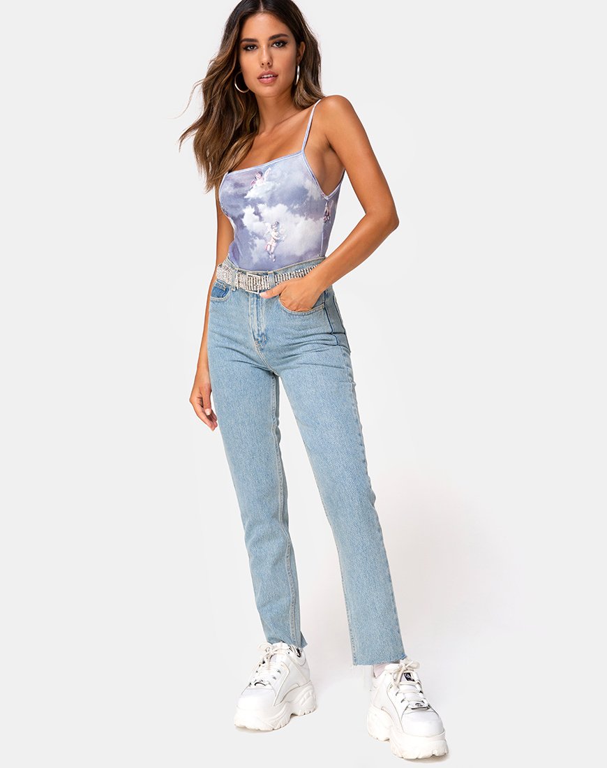 Afbeelding van Sol Bodice in Angel Velvet Grey