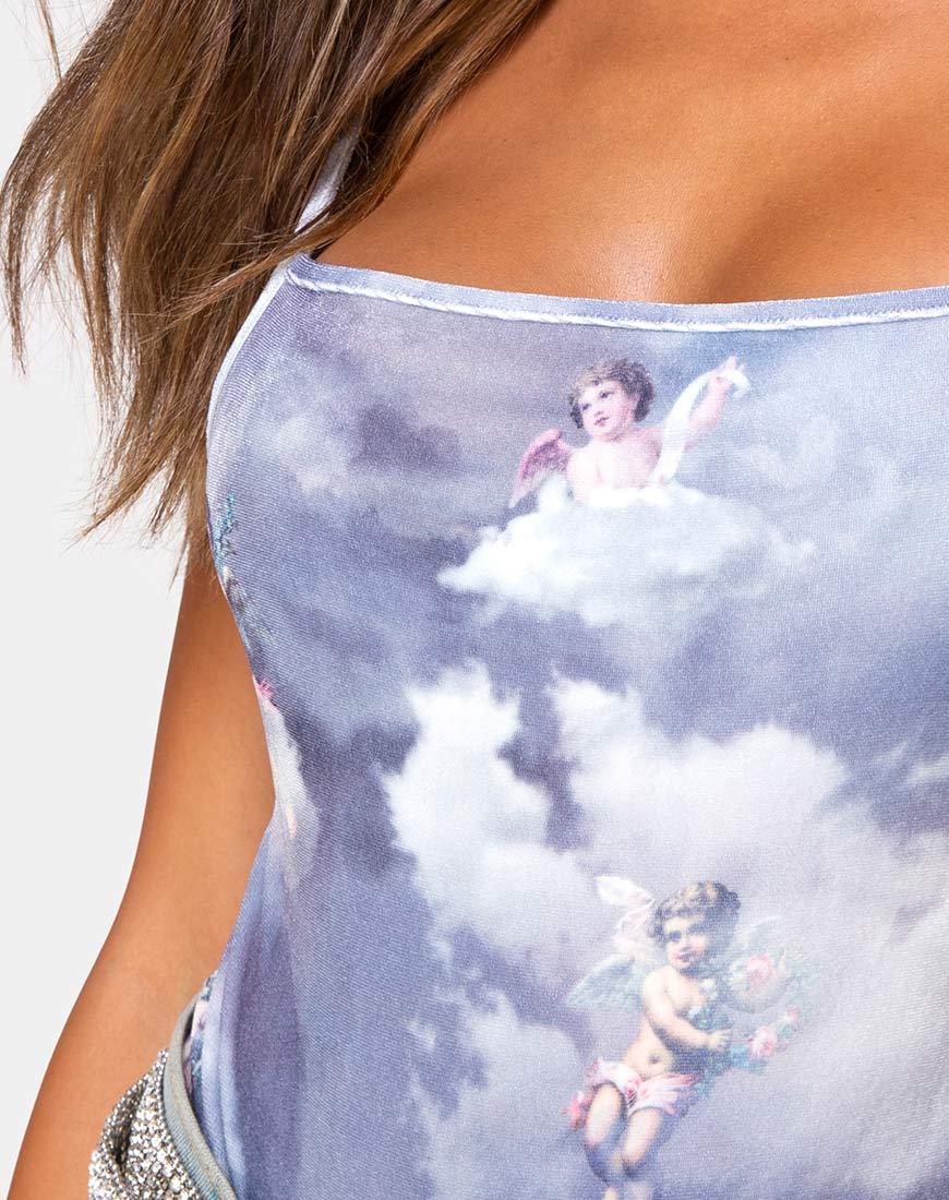 Afbeelding van Sol Bodice in Angel Velvet Grey