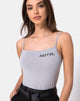 Afbeelding van Solemo Bodice in Grijs Motel