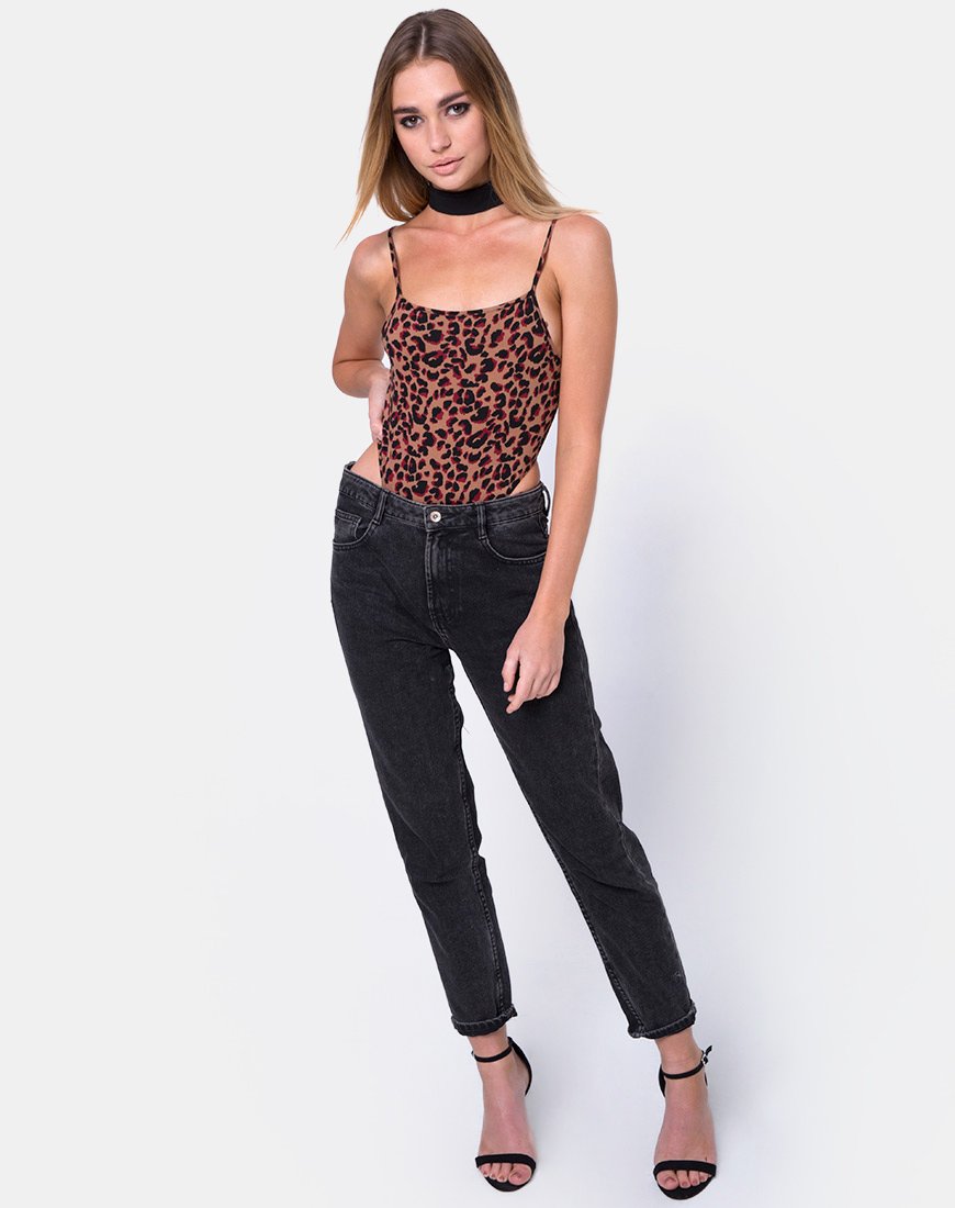 Afbeelding van Solemo Bodice in Jungle Leopard