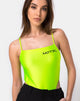 Afbeelding van Solemo Bodice in Nylon Groen Motel