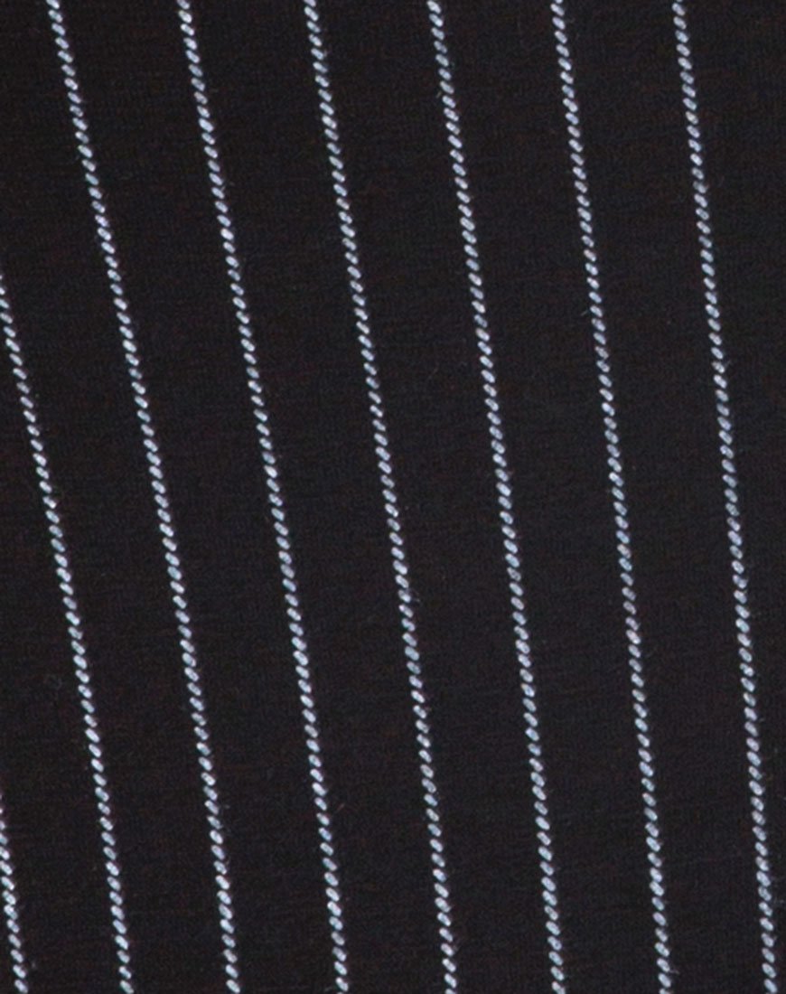 Afbeelding van Solemo Bodice in krijtstreep zwart