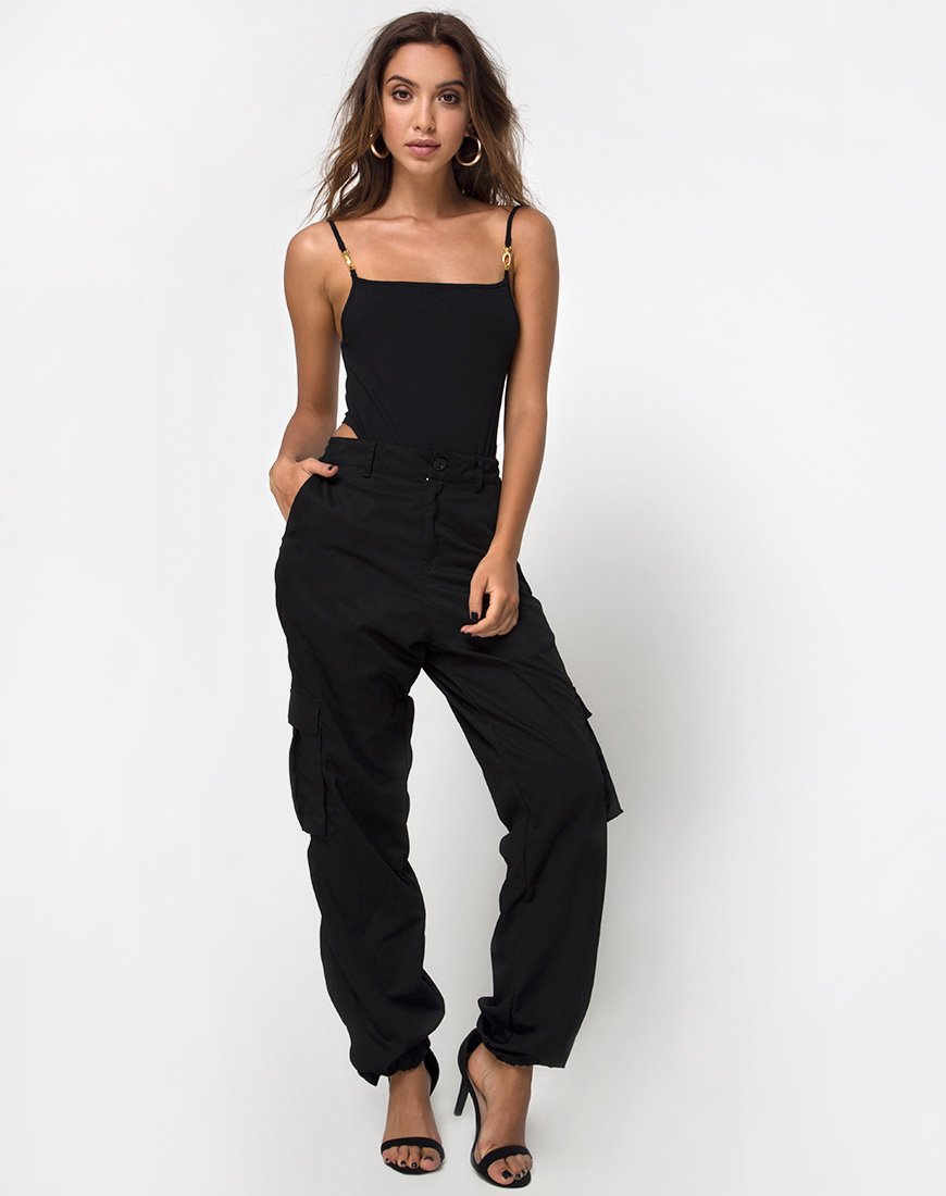 Afbeelding van Soles Bodice in Black Clasp Gold