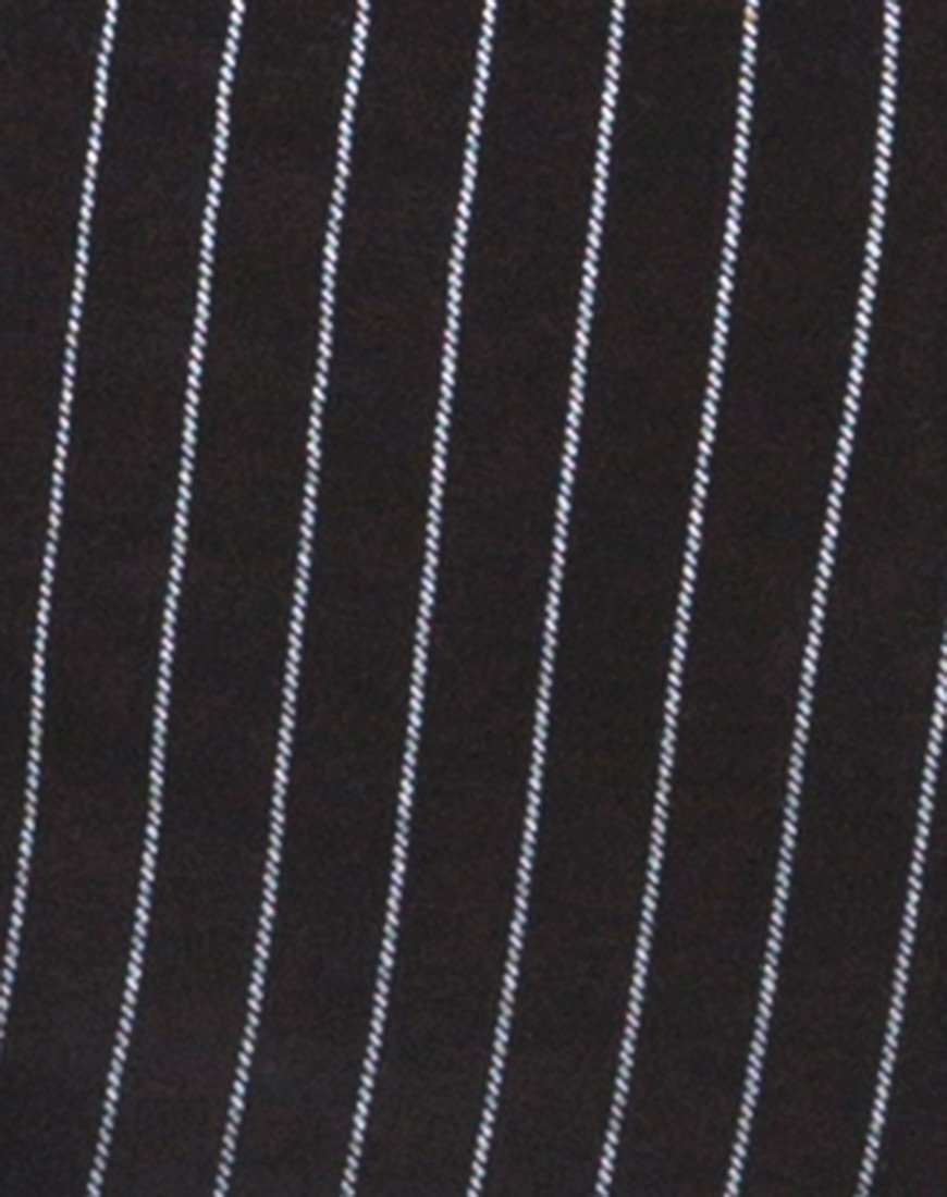 Afbeelding van Solita Unitard in Pinstripe Zwart