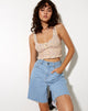 Afbeelding van Soyke Vest Top in 70s Prairie Girl Floral