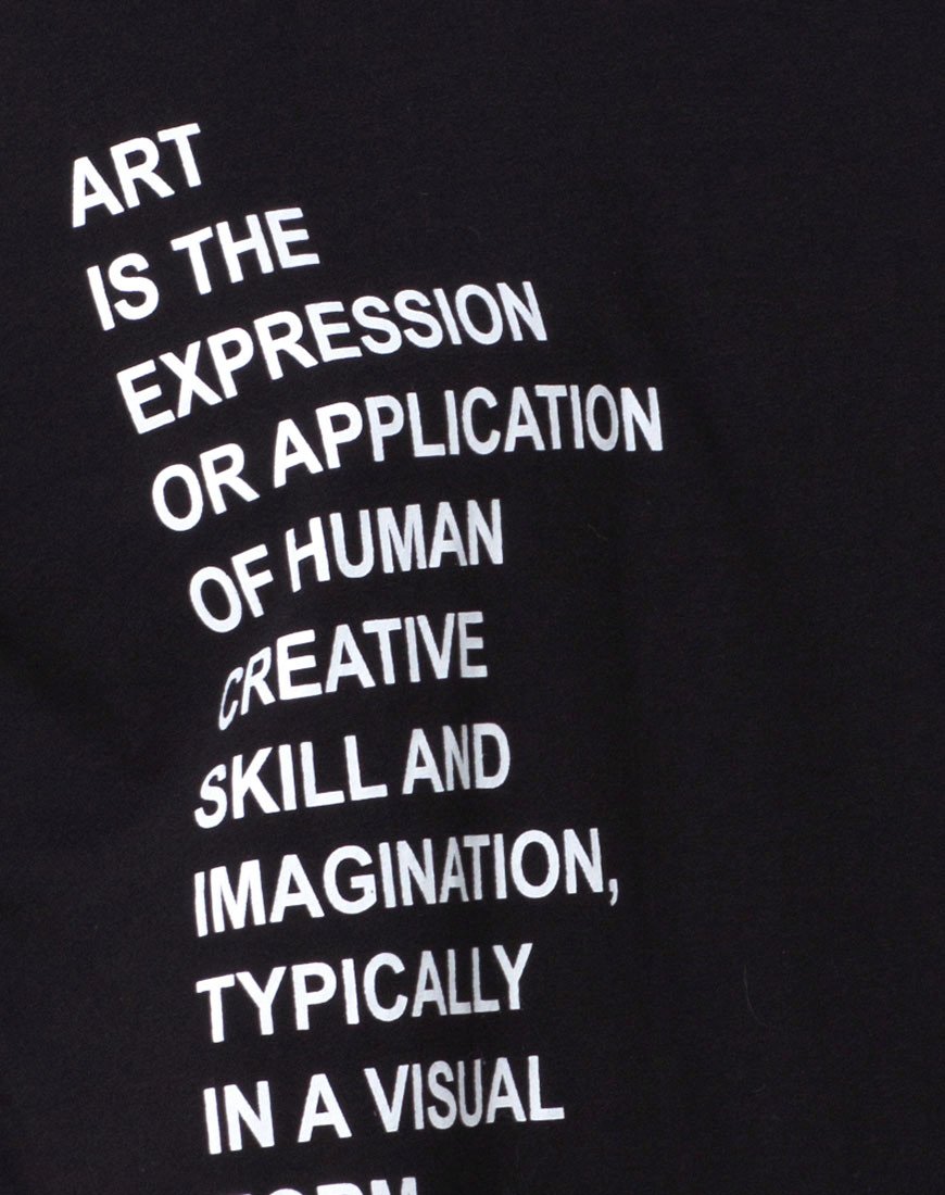 Afbeelding van Step Hem Art Expression Oversized T-shirt Jurk